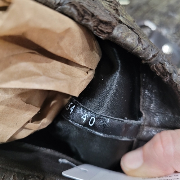 Stuart Weitzman dark brown biker boots - Picture 6 of 9